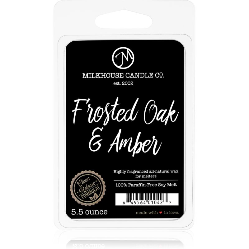 Milkhouse Candle Co. Creamery Frosted Oak & Amber віск для аромалампи 155 гр