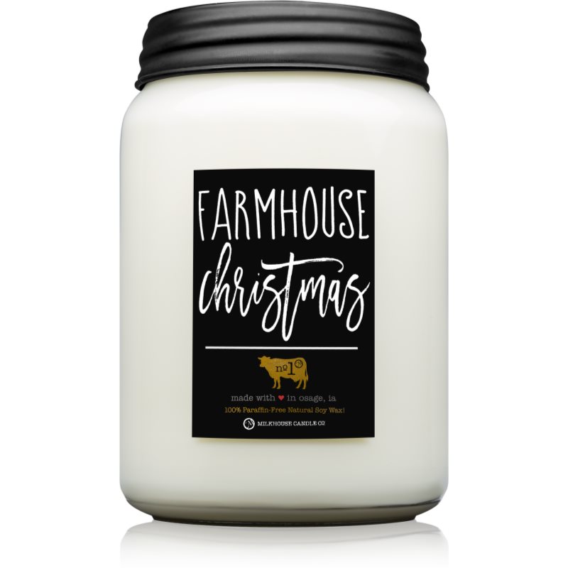 Milkhouse Candle Co. Farmhouse Christmas Aроматична свічка Mason Jar 737 гр