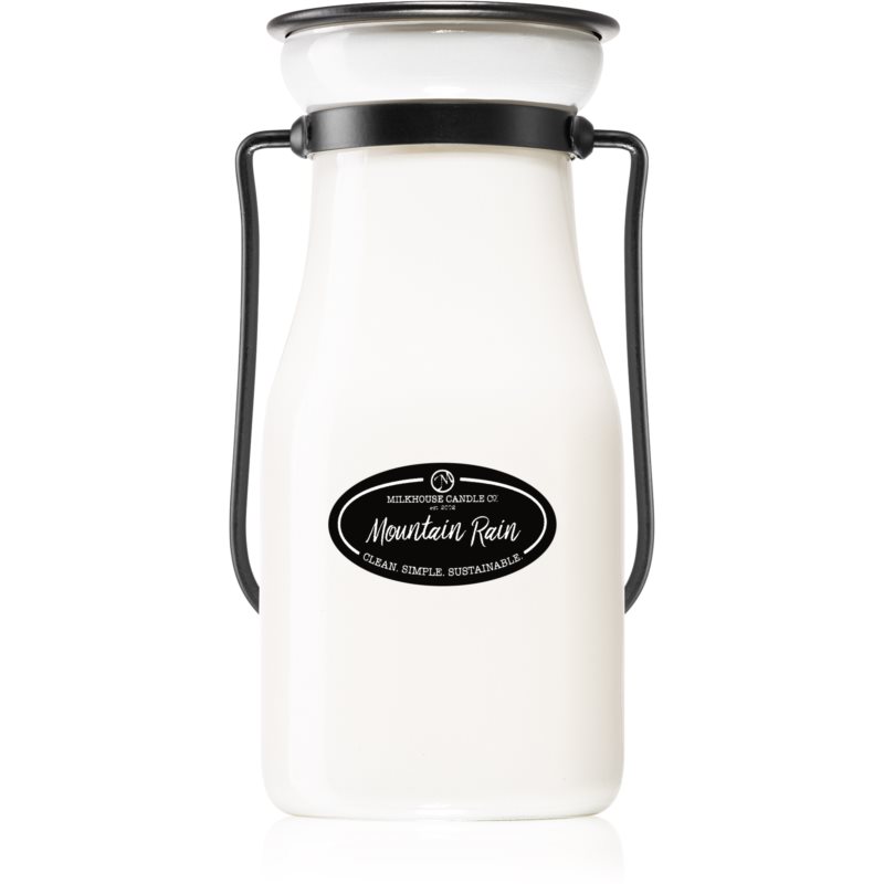 Milkhouse Candle Co. Creamery Mountain Rain vonná sviečka Milkbottle 227 g
