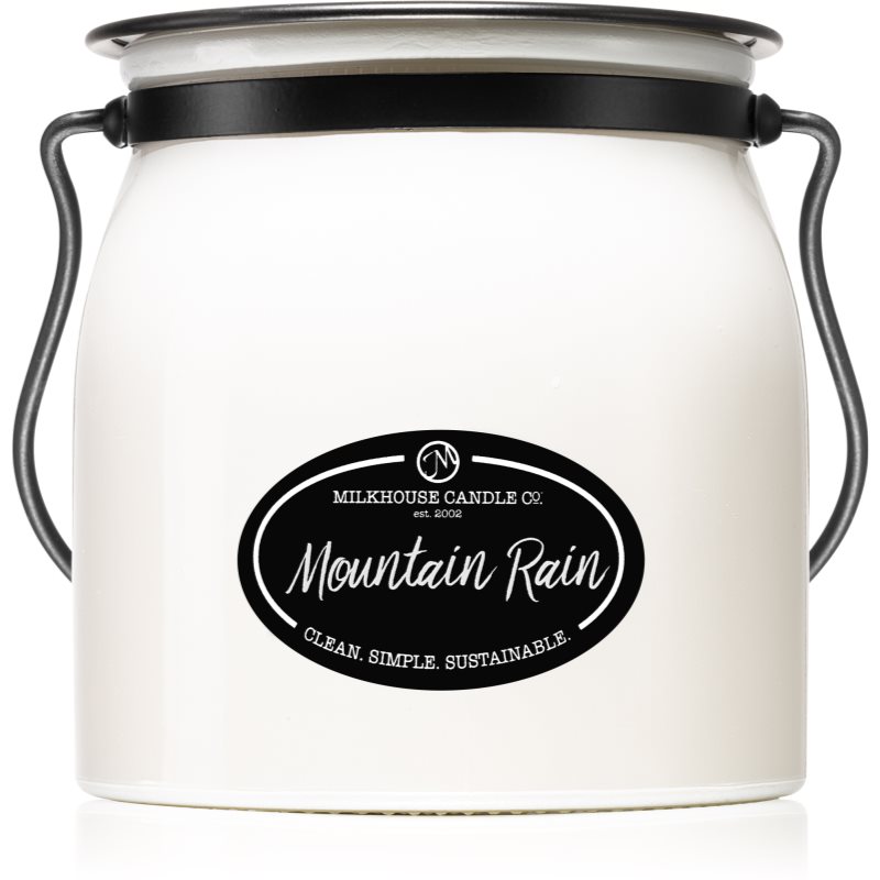 Milkhouse Candle Co. Creamery Mountain Rain Scented Candle Butter Jar 454 G