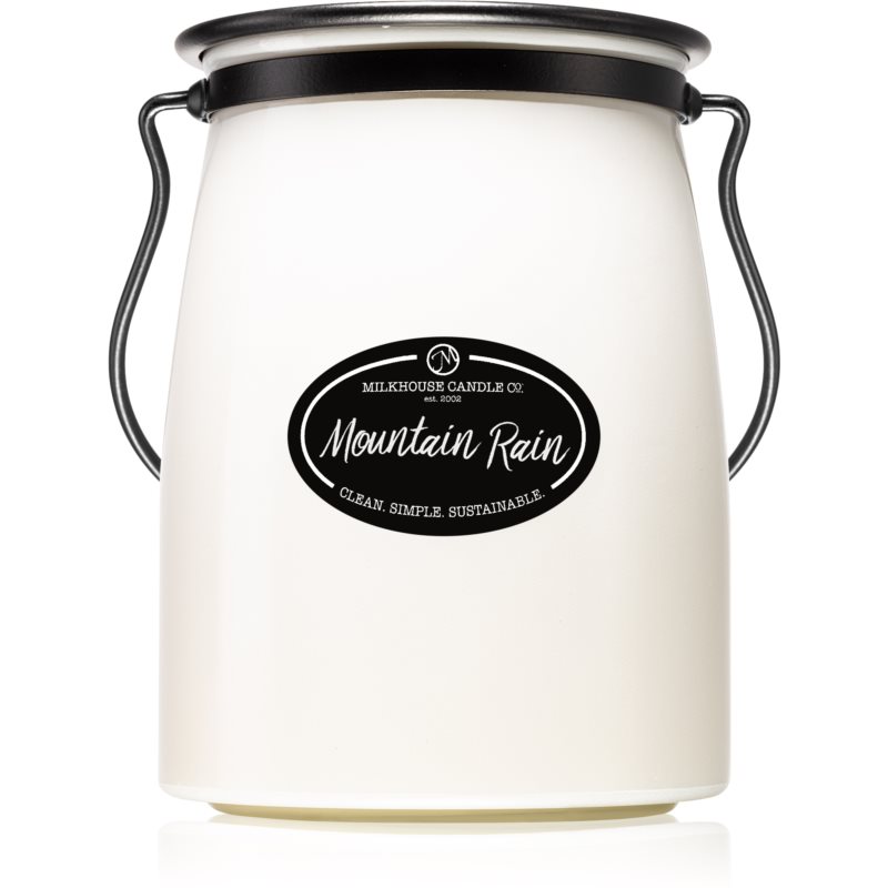Milkhouse Candle Co. Creamery Mountain Rain Scented Candle Butter Jar 624 G