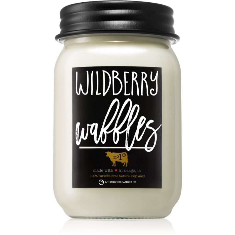 Milkhouse Candle Co. Farmhouse Wildberry Waffles Aроматична свічка Mason Jar 369 гр