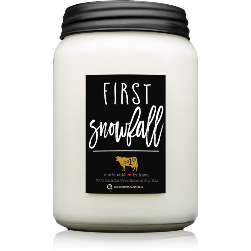 Milkhouse Candle Co. Farmhouse First Snowfall scented candle Farmhouse Jar 737 g
