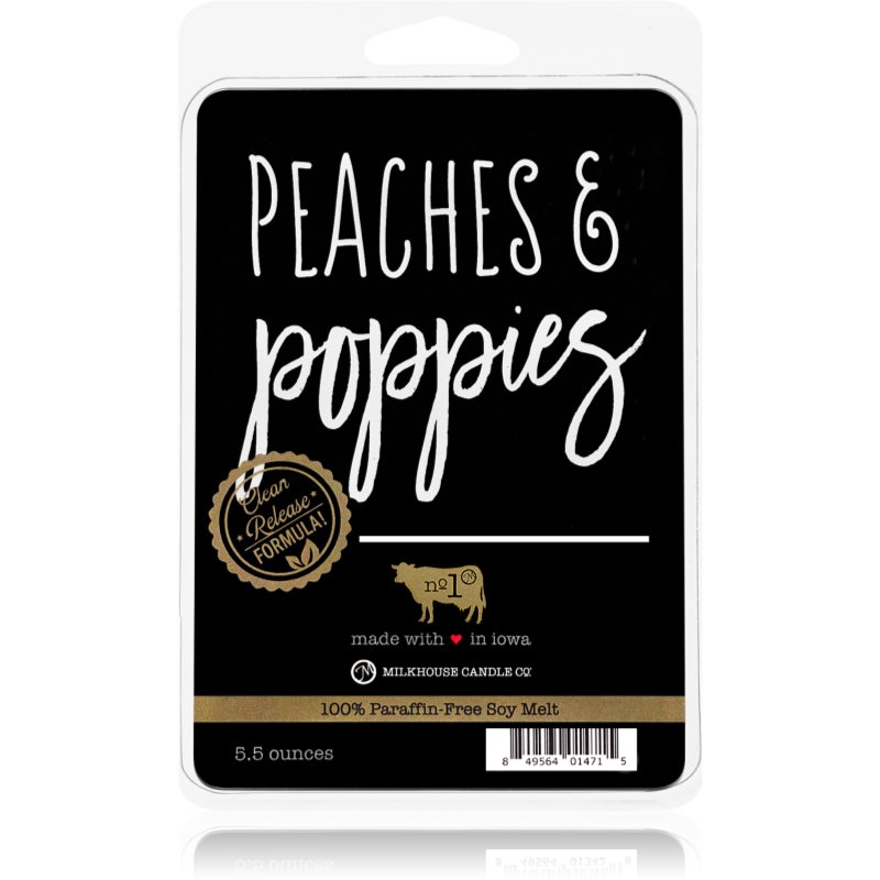 Milkhouse Candle Co. Farmhouse Peaches & Poppies віск для аромалампи 155 гр