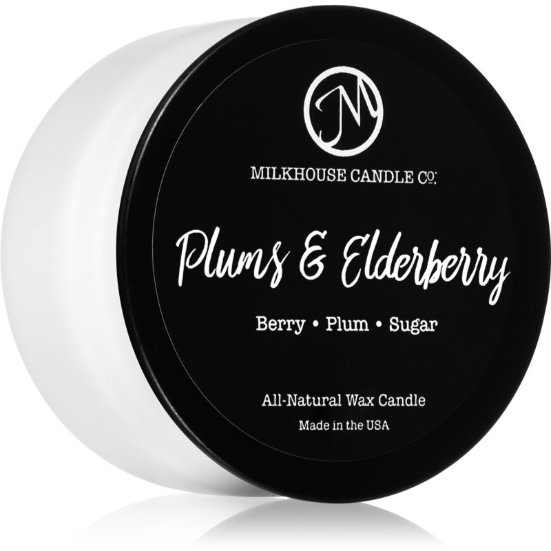 Milkhouse Candle Co. Creamery Plums & Elderberry aроматична свічка Sampler Tin 42 гр