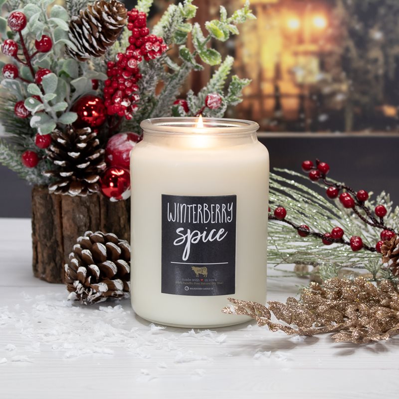 Milkhouse Candle Co. Farmhouse Winterberry Spice Duftkerze 737 g