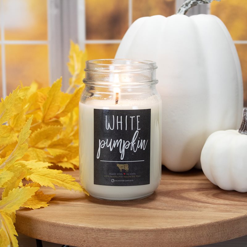 Milkhouse Candle Co. Farmhouse White Pumpkin Duftkerze 369 g