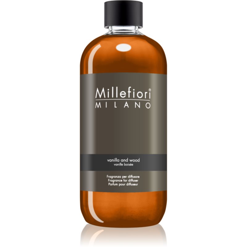 Millefiori Natural Vanilla And Wood Refill For Aroma Diffusers 500 Ml