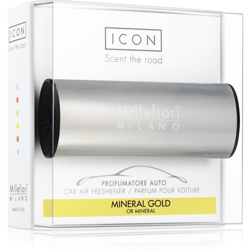 

Millefiori Icon Mineral Gold aромат для авто Metallo Shiny
