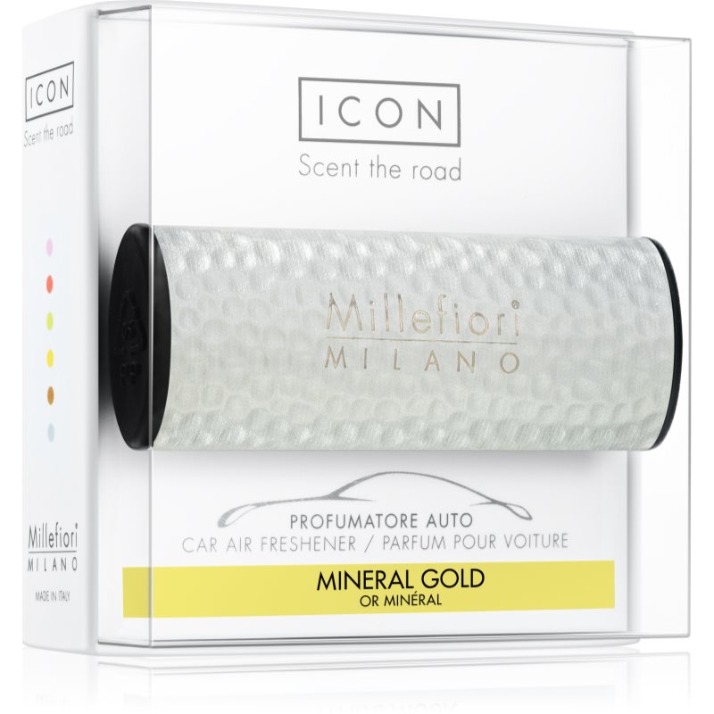 

Millefiori Icon Mineral Gold aромат для авто Metal Shades