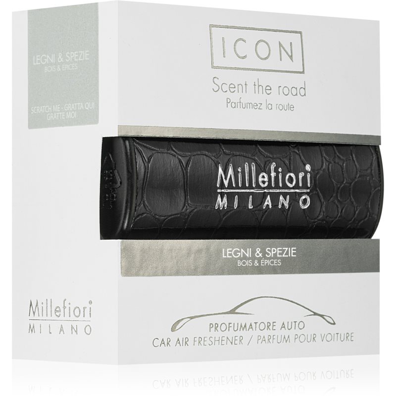 Millefiori Icon Wood & Spices Car Air Freshener I. 1 Pc