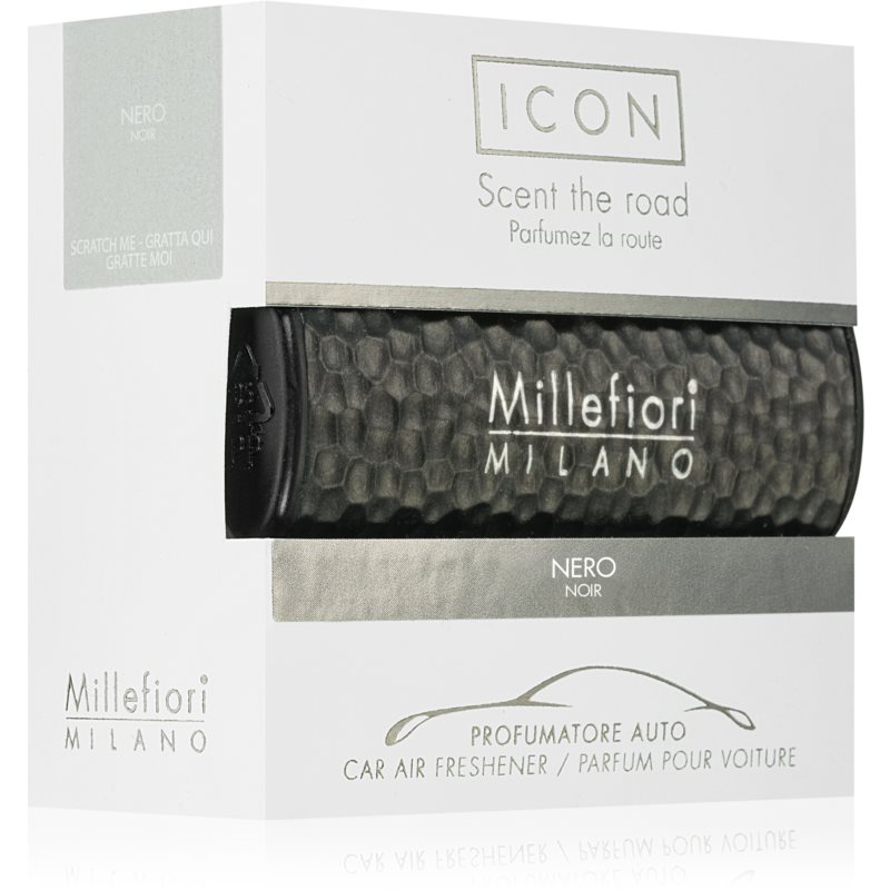 Millefiori Icon Nero car air freshener 1 pc
