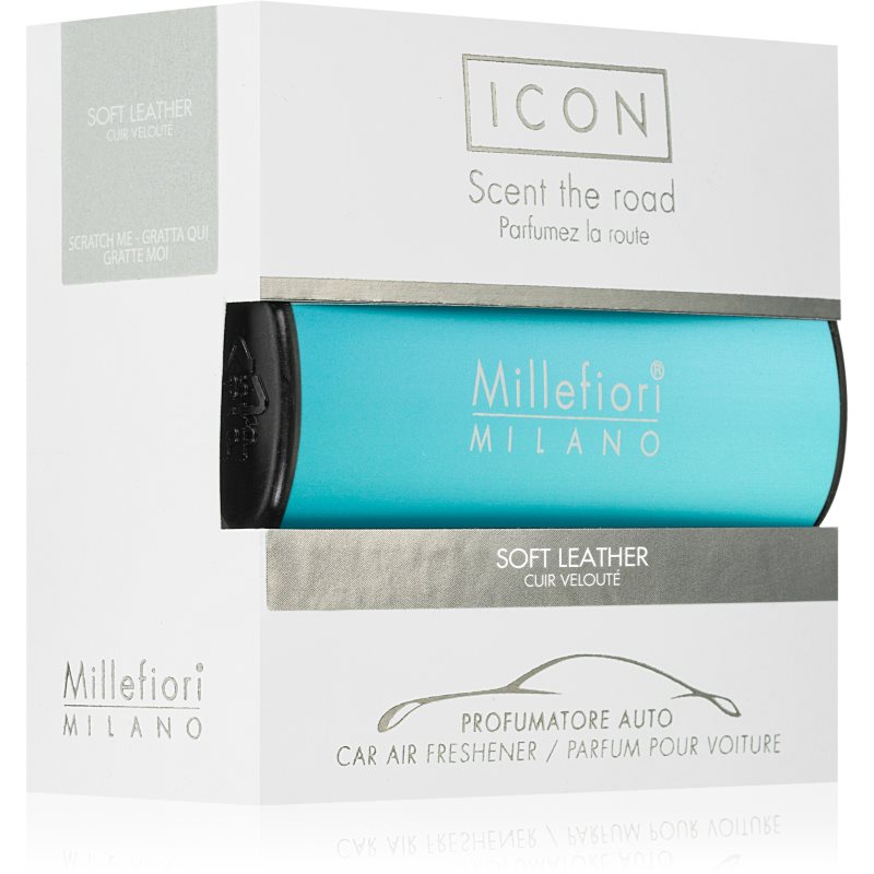 Millefiori Icon Soft Leather Car Air Freshener I. 1 Pc