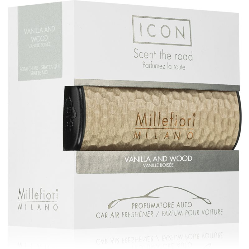 Millefiori Icon Vanilla & Wood dišava za avto IV. 1 kos