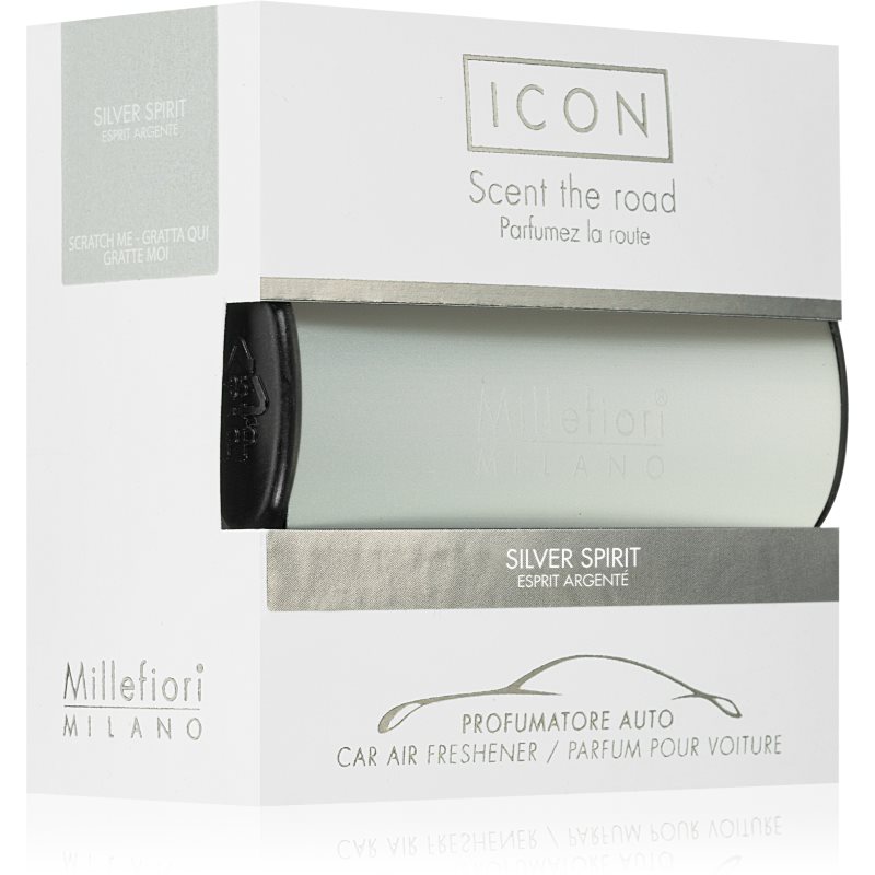 Millefiori Icon Silver Spirit car air freshener I. 1 pc
