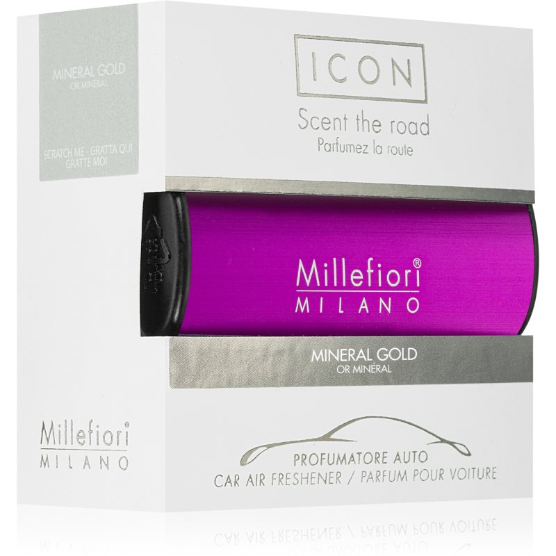 E-shop Millefiori Icon Mineral Gold vůně do auta I. 1 ks