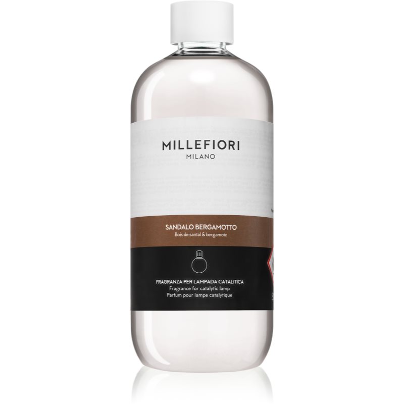 Millefiori Sandalo Bergamotto náplň do katalytické lampy 500 ml