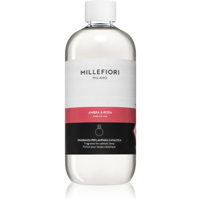 Millefiori Ambra & Rosa náplň do katalytické lampy 500 ml
