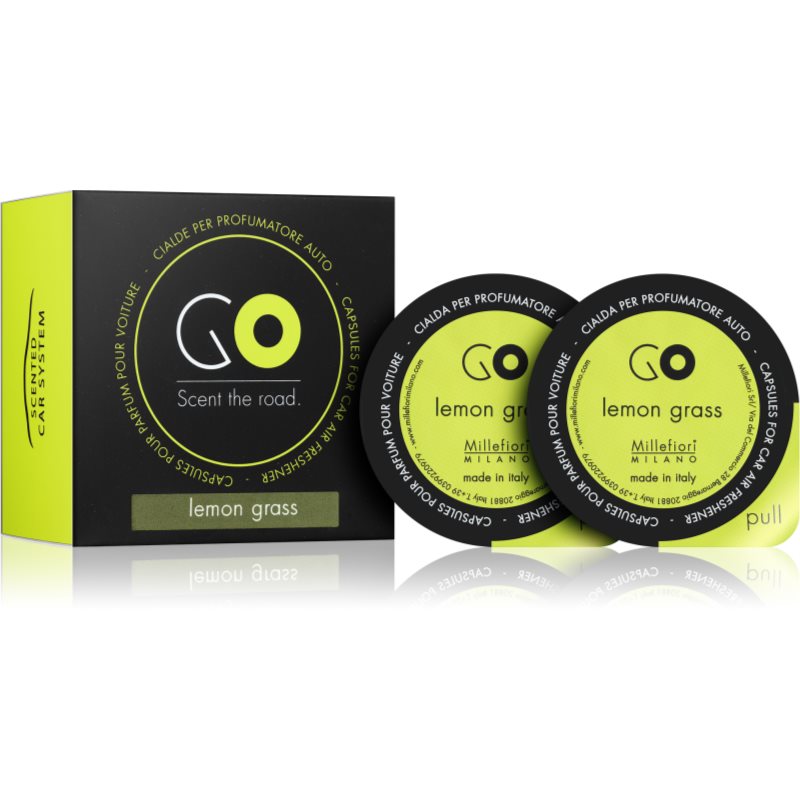 

Millefiori GO Lemon Grass aромат для авто замінний блок