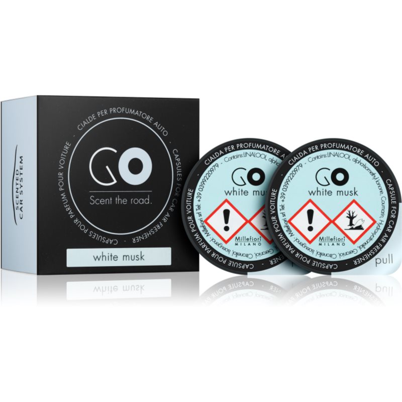 

Millefiori GO White Musk aромат для авто замінний блок