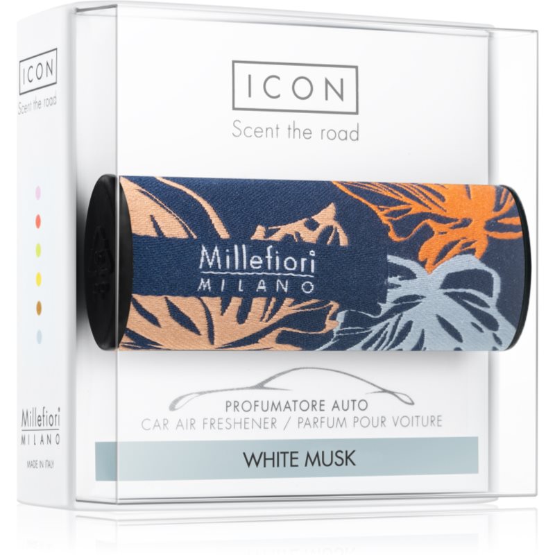 Millefiori Icon White Musk parfum pentru masina Textile Geometric