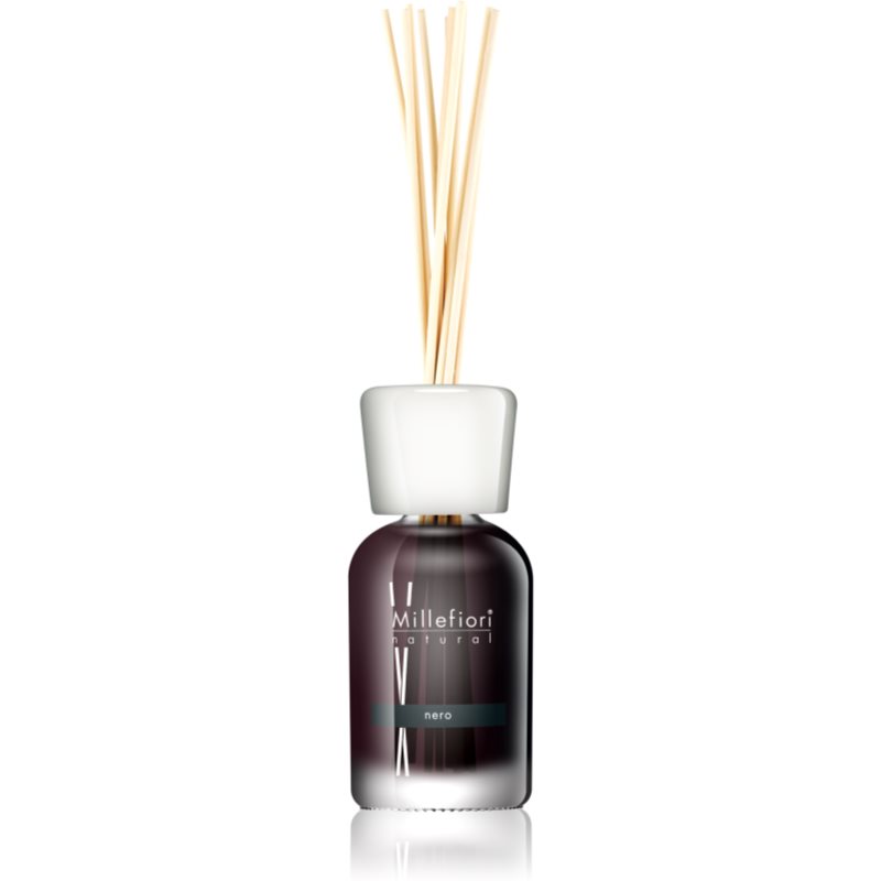 Millefiori Milano Nero aroma diffuser with refill 100 ml
