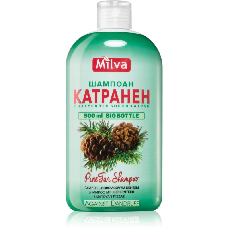 Milva Pine Tar šampón pre obnovenie rovnováhy pokožky hlavy 500 ml
