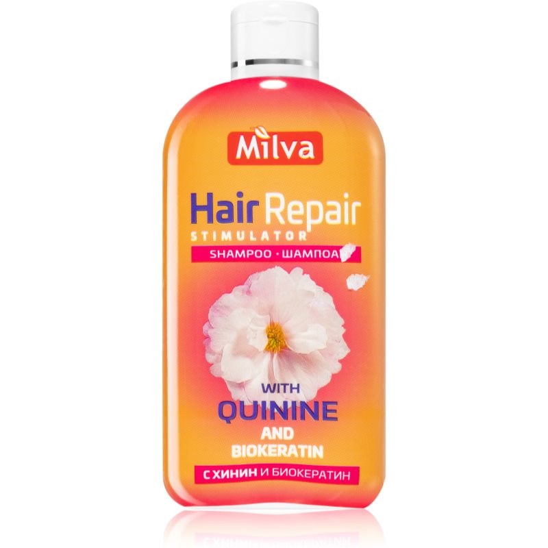 Milva Quinine Hair Repair Stimulating Shampoo For Fine And Damaged Hair 200 Ml