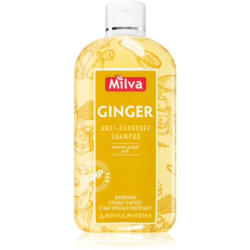 Milva Ginger шампунь проти лупи для жирної і подразненої шкіри голови 200 мл