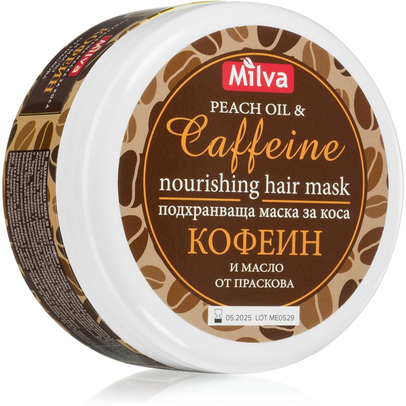 Milva Caffeine поживна маска для нормального та сухого волосся 250 мл