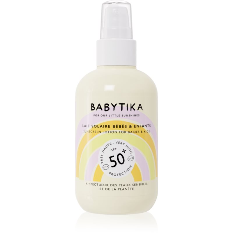 Mimitika Babytika Sunscreen Lotion SPF 50  suntan lotion for children in a spray SPF 50  190 ml