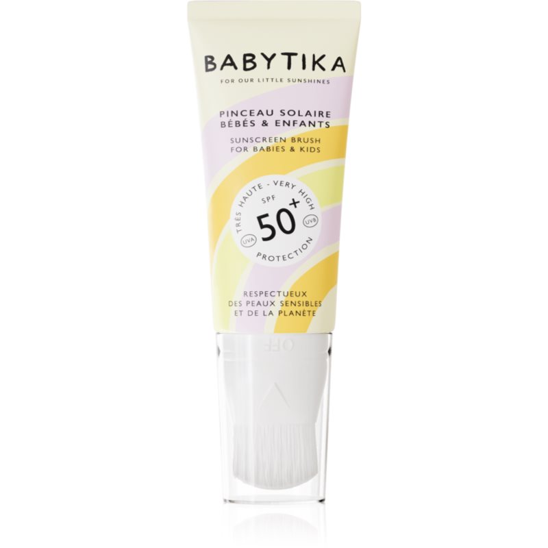 Mimitika Babytika Sunscreen Brush SPF 50  sunscreen for children with applicator SPF 50  40 ml