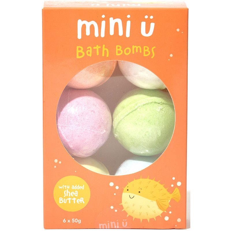 Mini-U Bath Bomb 6 Pack šnypštieji vonios burbulai 6 vnt. 6x50 g