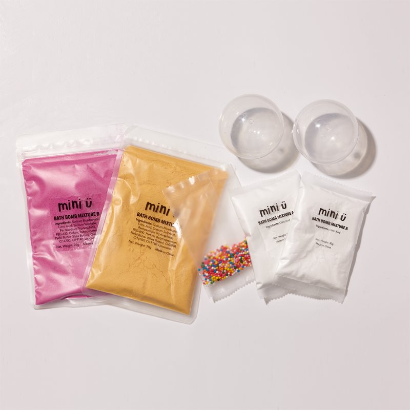 Mini-U Create Your Own Bath Bomb Kit Set For Fizzy Bath Bombs 200 G