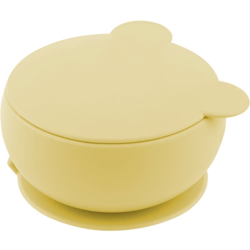 Minikoioi Suction Bowl silikonová miska s přísavkou Yellow 1 ks