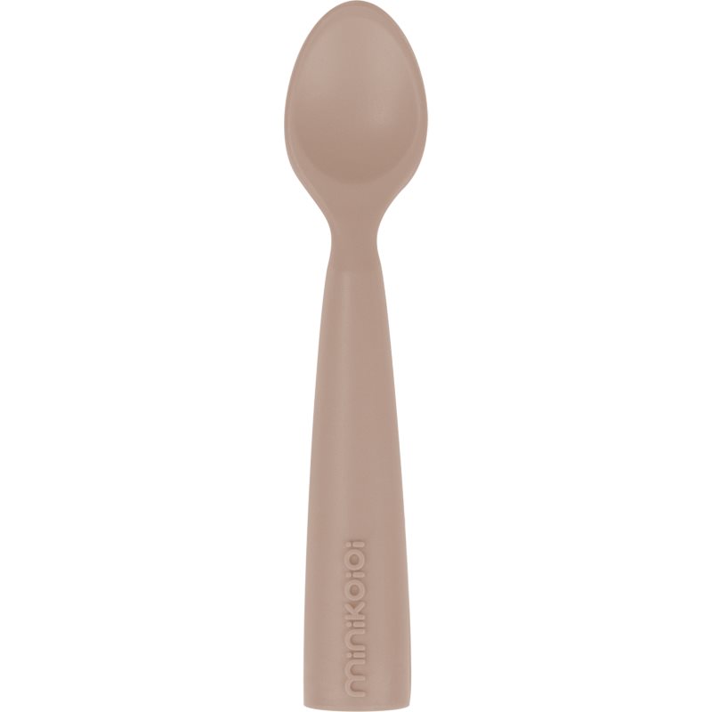 Minikoioi Silicone Spoon lyžička Bubble Beige 1 ks