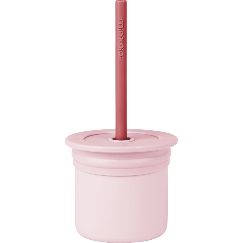 Minikoioi Sip+Snack Set indų rinkinys vaikams Pink / Rose