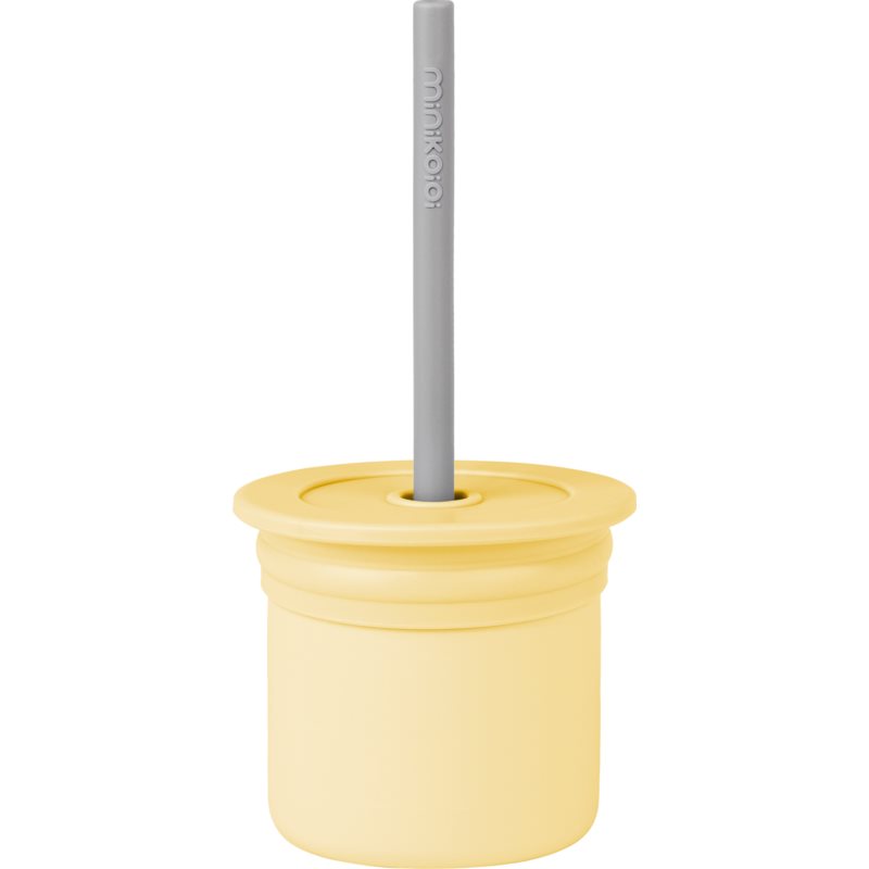 Minikoioi Sip+Snack Set набір посуду для дітей Yellow / Grey