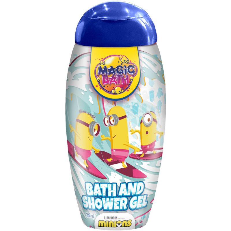 Minions Magic Bath Bath & Shower Gel dušo ir vonios želė vaikams 200 ml