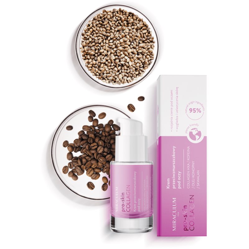 Miraculum Collagen Pro-Skin szemkrém a duzzanatok és ráncok ellen 15 ml termék 2. képe