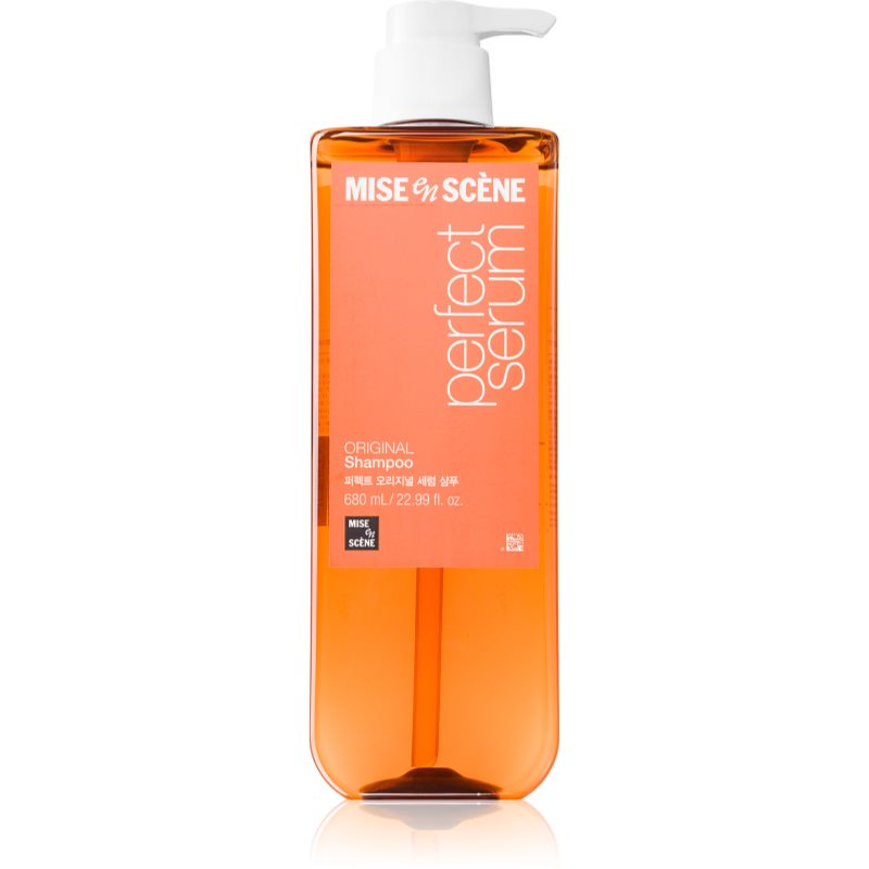 mise en scene Perfect Serum Original Shampoo obnovující šampon pro lesk a hebkost vlasů 680 ml
