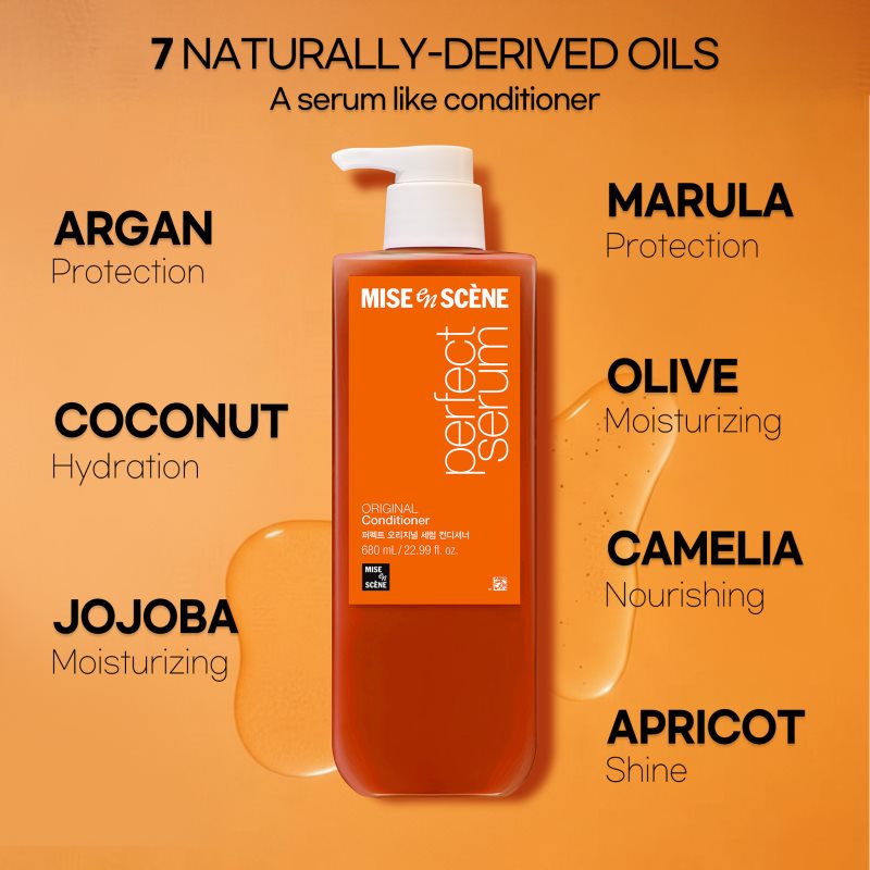 mise en scene Perfect Serum Original Conditioner obnovující kondicionér pro lesk a hebkost vlasů 680 ml (obrázek 7)