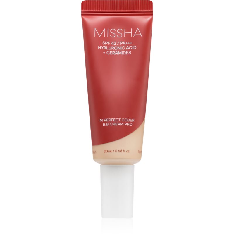 Missha M Perfect Cover BB Cream Pro hydrating BB cream with high sun protection shade 20 ml