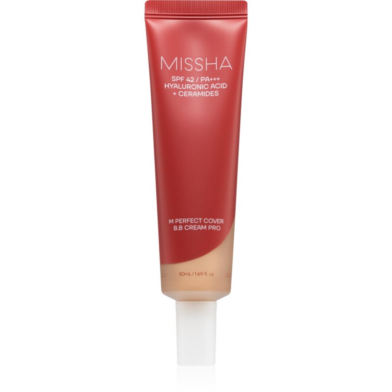 Missha M Perfect Cover BB Cream Pro hydratační BB krém s vysokou UV ochranou odstín 25 50 ml