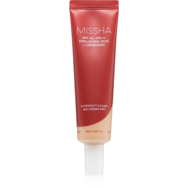 Missha M Perfect Cover BB Cream Pro vlažilna BB krema z visoko UV zaščito odtenek #27 50 ml