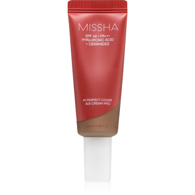 Missha M Perfect Cover BB Cream Pro vlažilna BB krema z visoko UV zaščito odtenek 20 ml