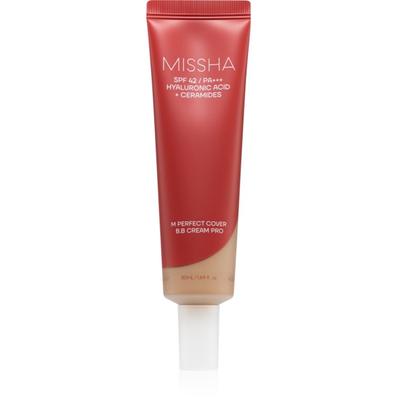 Missha M Perfect Cover BB Cream Pro vlažilna BB krema z visoko UV zaščito odtenek #33 50 ml