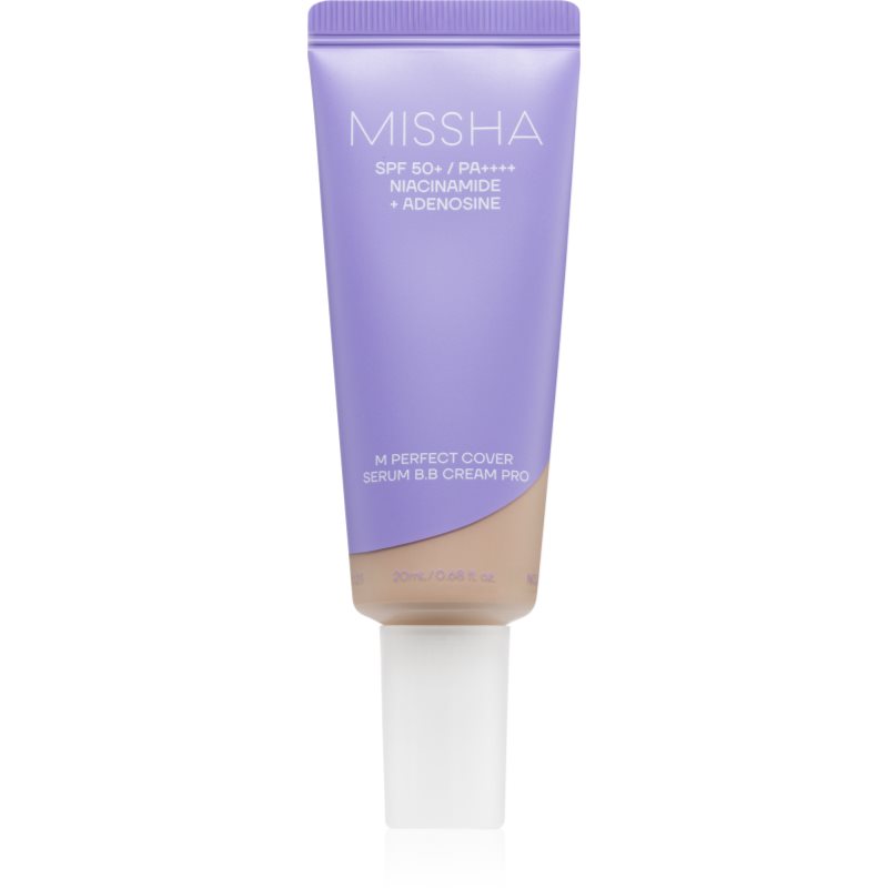 Missha M Perfect Cover Serum BB Cream Pro BB cream for perfecting even skin tone SPF 50  shade #33 20 ml