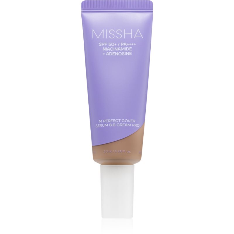 Missha M Perfect Cover Serum BB Cream Pro BB krema za brezhiben in enoten videz kože SPF 50  odtenek #41 20 ml