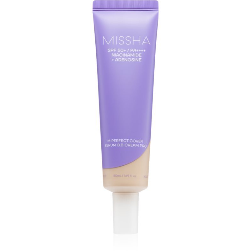 Missha M Perfect Cover Serum BB Cream Pro BB krema za brezhiben in enoten videz kože SPF 50  odtenek #17 50 ml
